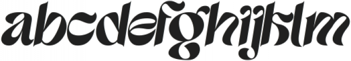 Etnyca Italic ttf (400) Font LOWERCASE