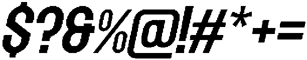 Etrixo Italic otf (400) Font OTHER CHARS
