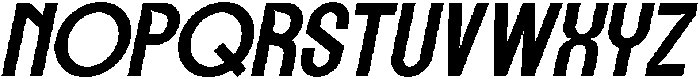 Etrixo Italic otf (400) Font UPPERCASE