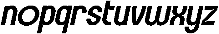 Etrixo Italic otf (400) Font LOWERCASE