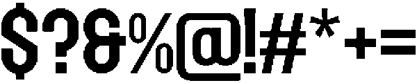 Etrixo Regular otf (400) Font OTHER CHARS