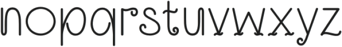 Ettobay Regular otf (400) Font LOWERCASE