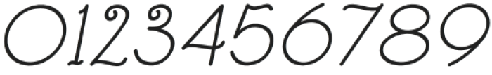 Ettobay Slant otf (400) Font OTHER CHARS