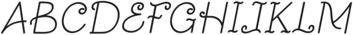 Ettobay Slant otf (400) Font