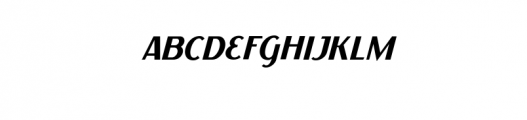 Ethna Italic.otf Font UPPERCASE