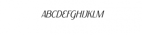 Ethna Light Italic.otf Font UPPERCASE