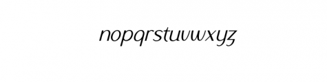 Ethna Light Italic.otf Font LOWERCASE