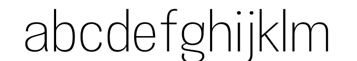 ETC EPILOGUE EXTRALIGHT Font LOWERCASE