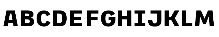 ETC Trispace Black Font UPPERCASE