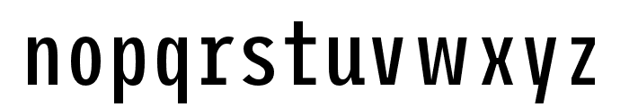 ETC Trispace Regular Condensed Font LOWERCASE