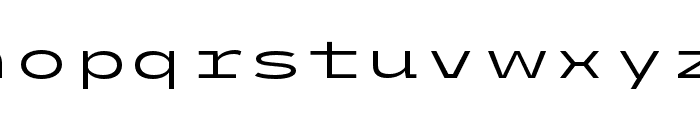 ETC Trispace Regular Extended Font LOWERCASE