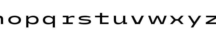 ETC Trispace SemiBold Extended Font LOWERCASE