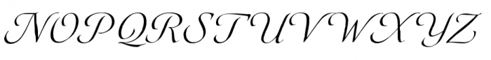 Eterea Calligraphic Caps Italic Font UPPERCASE