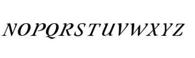 Eterea Italic Font LOWERCASE