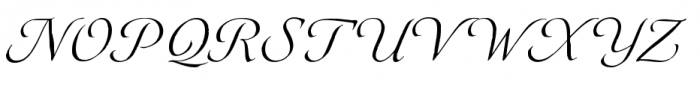 Eterea LC Calligraphic Caps Italic Font UPPERCASE