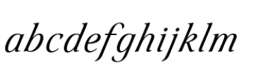 Eterea LC Calligraphic Caps Italic Font LOWERCASE