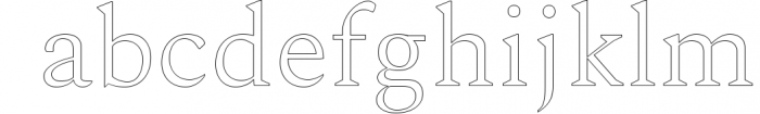Ethan Serif 8 Font Family Pack 4 Font LOWERCASE