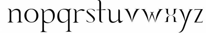Ethery. Modern Serif Font. Font LOWERCASE