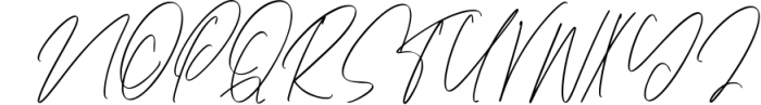 Etiquette Signature font Font UPPERCASE