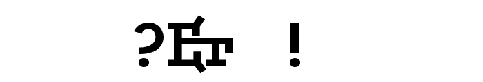 ETH Serif Black Font OTHER CHARS