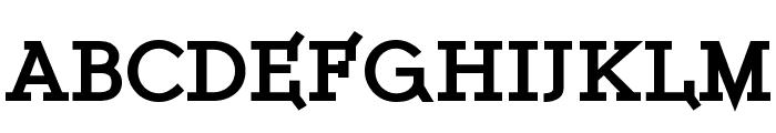 ETH Serif Black Font LOWERCASE
