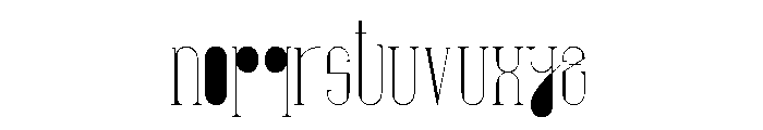 Eterna Infancia Font LOWERCASE