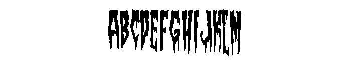Eternal Darkness Font UPPERCASE