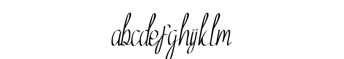 Ethelyne Demo Italic Font LOWERCASE