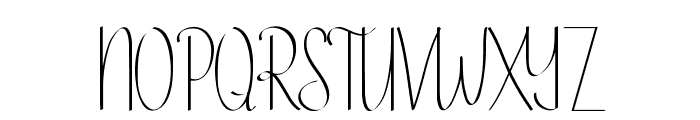 Ethelyne Demo Font UPPERCASE