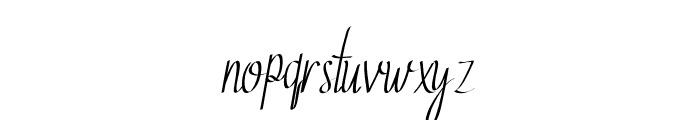 Ethelyne Italic Font LOWERCASE