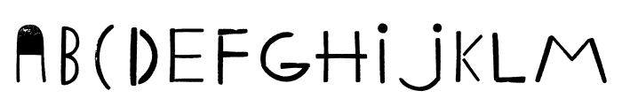 Ethnic ABC Regular Font LOWERCASE