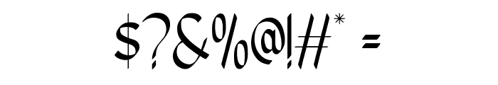 Ethnic Symphony DEMO Regular Font OTHER CHARS