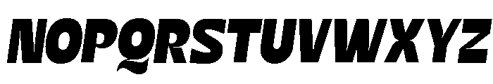Etnier DEMO Oblique Font UPPERCASE