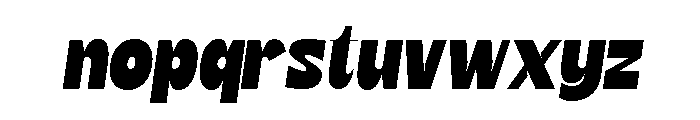 Etnier DEMO Oblique Font LOWERCASE