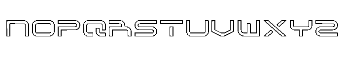 Etno Outline Regular Font LOWERCASE