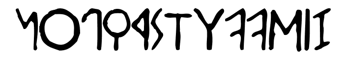 Etruscan Font UPPERCASE