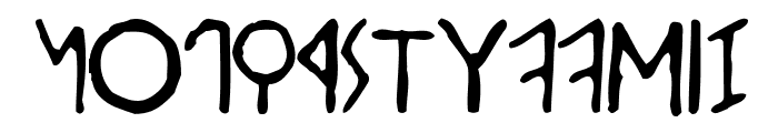 Etruscan Font LOWERCASE