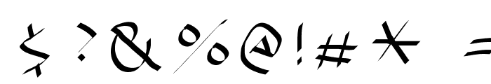 EtruskRough Font OTHER CHARS