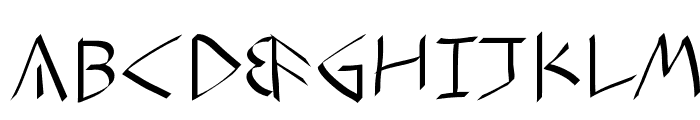 EtruskRough Font UPPERCASE
