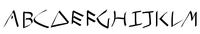 EtruskRough Font LOWERCASE