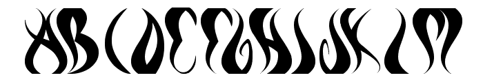 eternal flame Font UPPERCASE