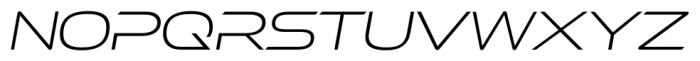 Ethnocentric ExtraLight Italic Font LOWERCASE