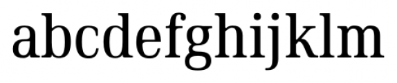 Ethos Condensed Regular Font LOWERCASE