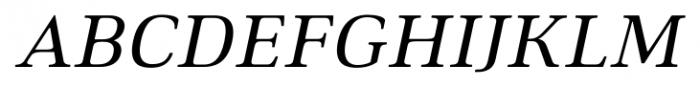 Ethos Expanded Italic Font UPPERCASE