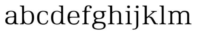 Ethos Expanded Light Font LOWERCASE