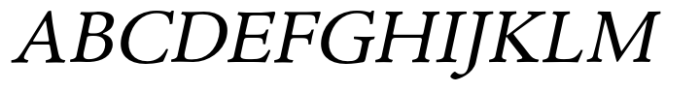 ET Jenson Italic Font