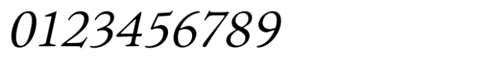 ET Jenson Light Italic Font OTHER CHARS