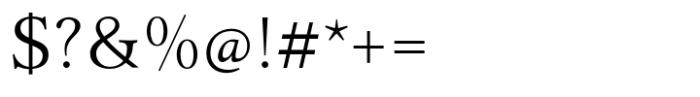 ET Jenson Light Font OTHER CHARS