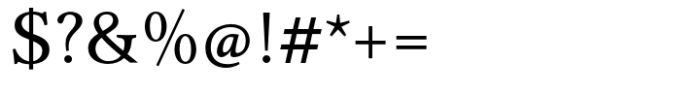 ET Jenson Medium Font OTHER CHARS