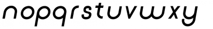 Etalon Bold Italic Font LOWERCASE